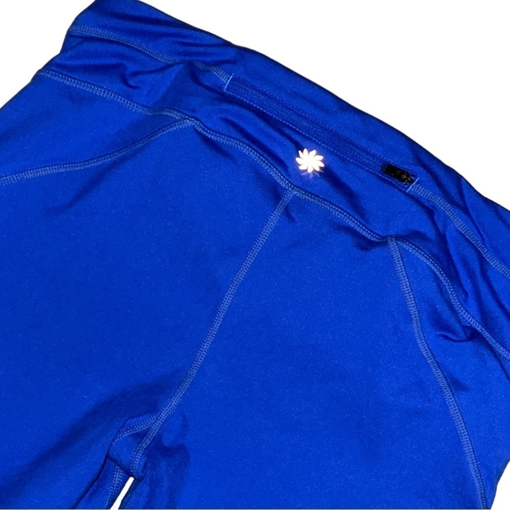 Athleta Blue Leggings Size Medium - Picture 3 of 4